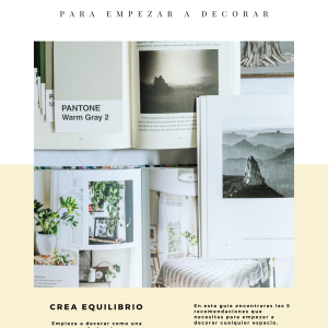 LA GUIA PARA EMPEZAR A DECORAR