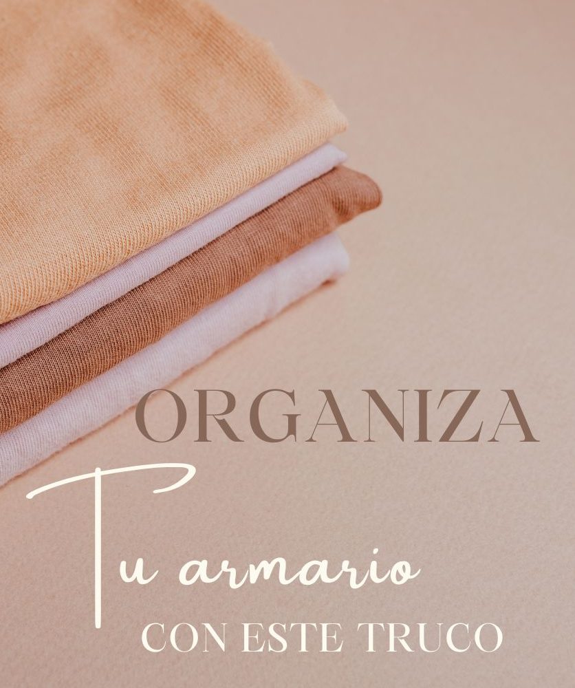 ORGANIZA TU ARMARIO POR COLORES